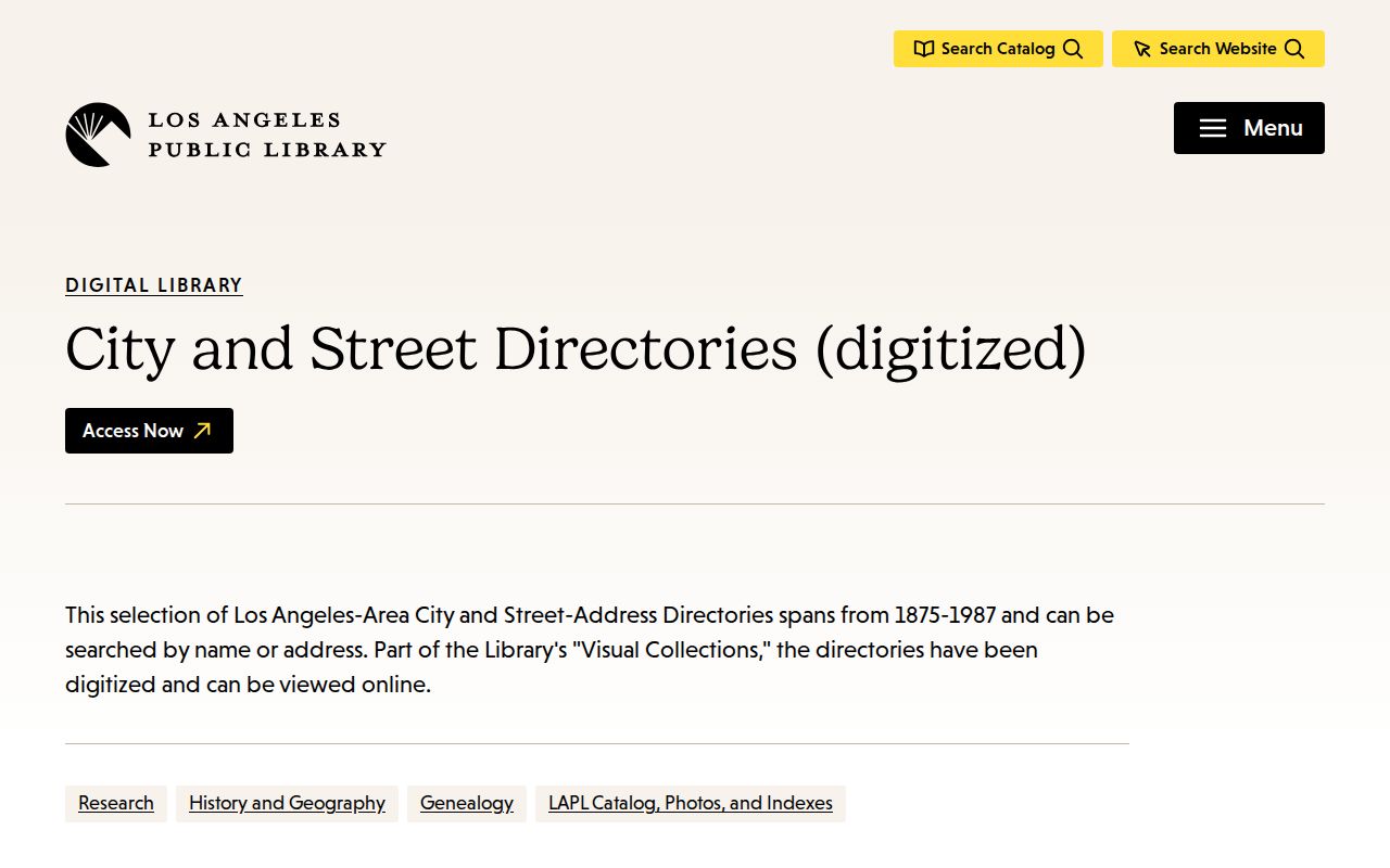 South Gate city directory digitized Los Angeles-area collection