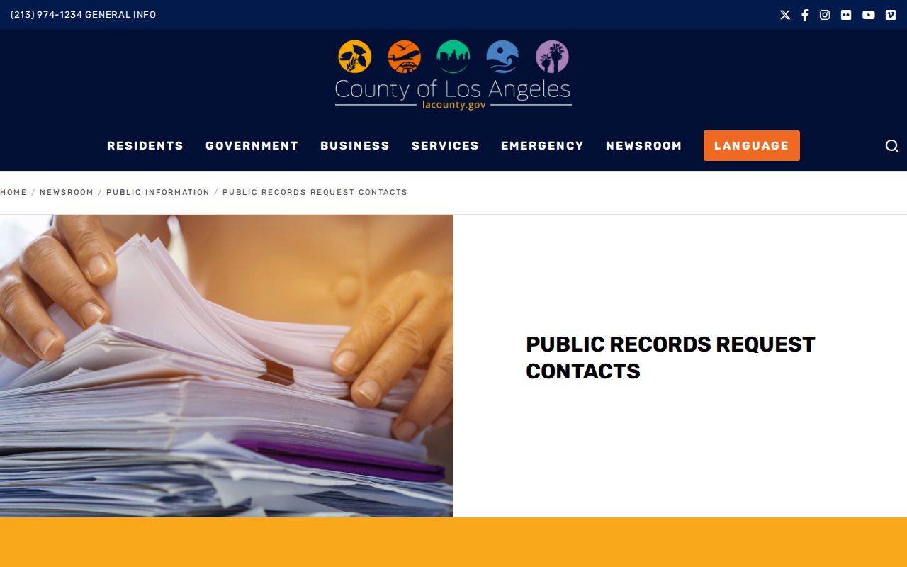 South Gate residents directory Los Angeles County deed request