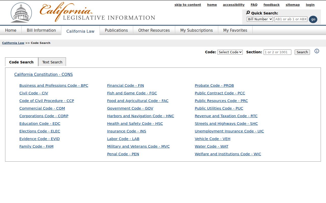 South Gate ZIP code directory California public records statute