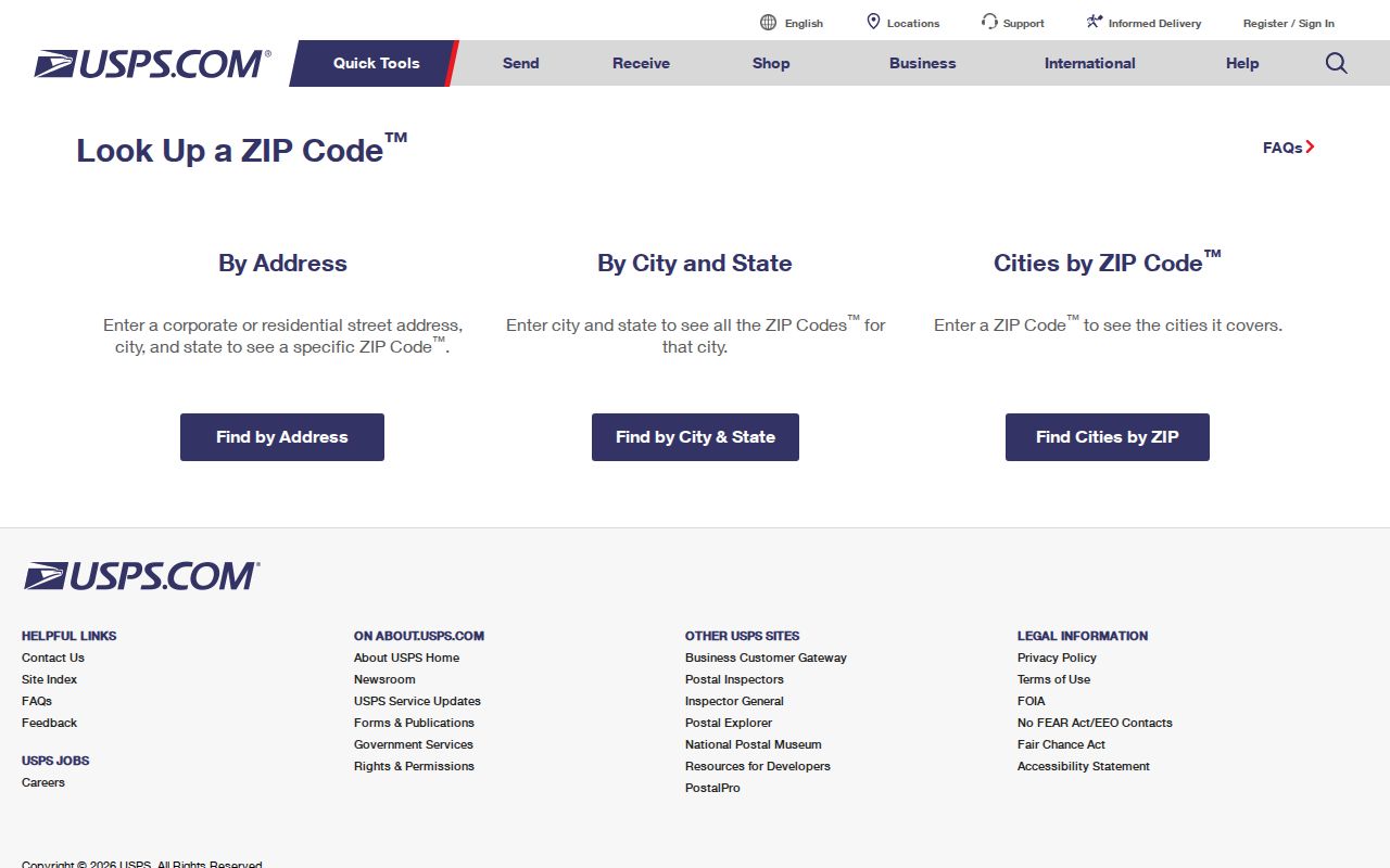South Gate ZIP code directory USPS address lookup